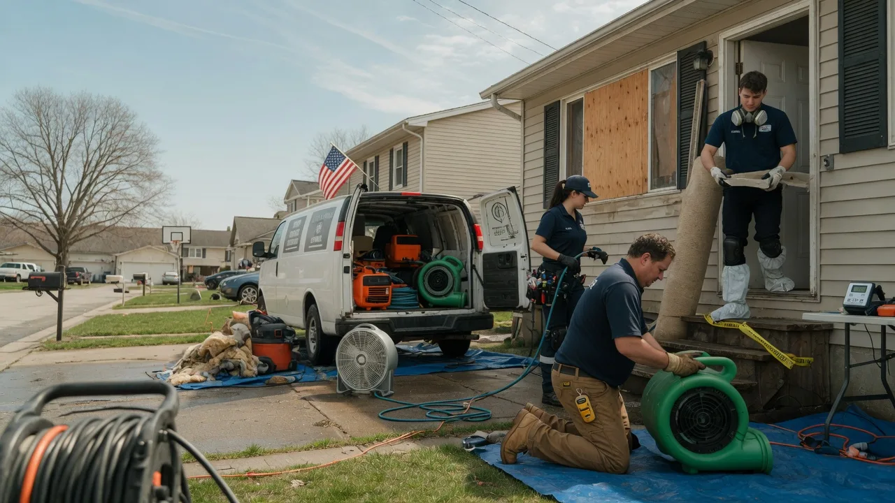 Water Damage Restoration in Carleton, MI near me